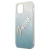 Guess GUHCP12SPCUGLSBL iPhone 12 mini5,4 niebieski/blue hardcase Glitter Gradient Script